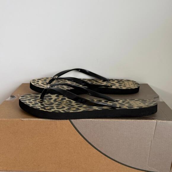 Kate Spade New York Nova Leopard Print Flip Flops- SZ W 9 - Picture 4 of 11